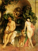 Jean-Léon Gérôme_1852_Une idylle, Daphnis et Chloé.jpg